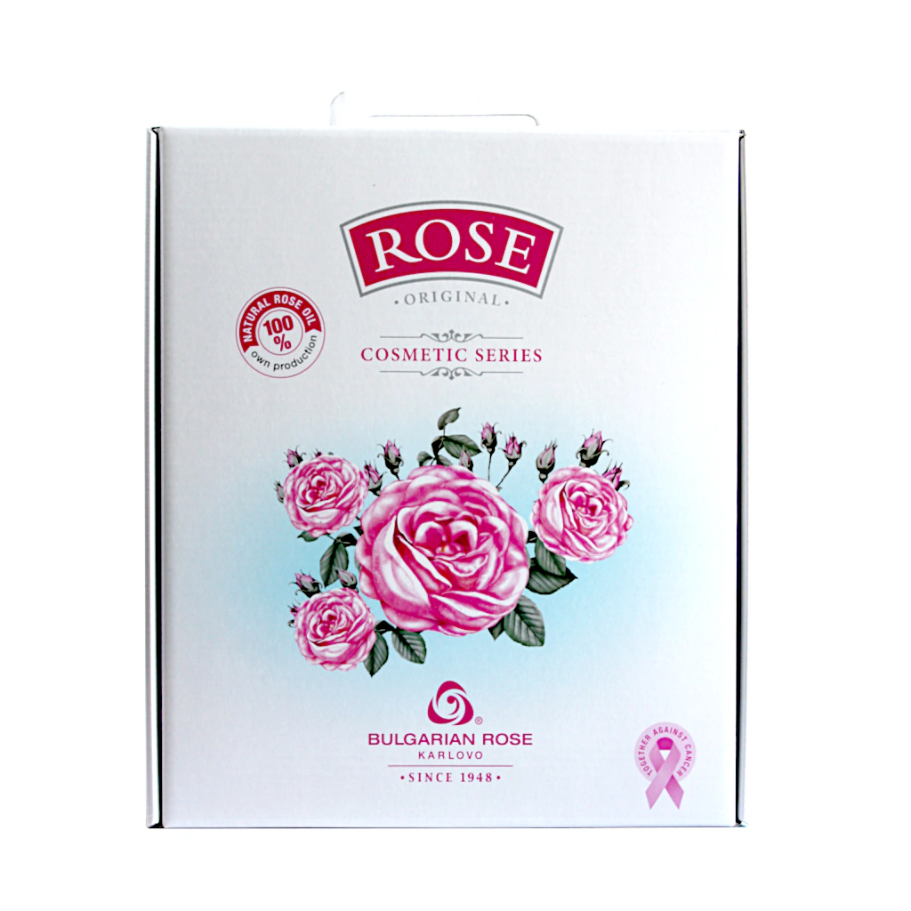 Darčekový set Rose – 5 produktov pre tvár, ruky a telo, krabica, DiaRosa kozmetika