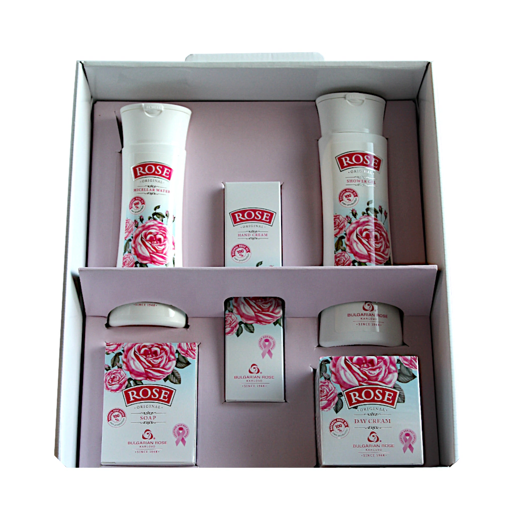 Darčekový set Rose – 5 produktov pre tvár, ruky a telo, DiaRosa kozmetika