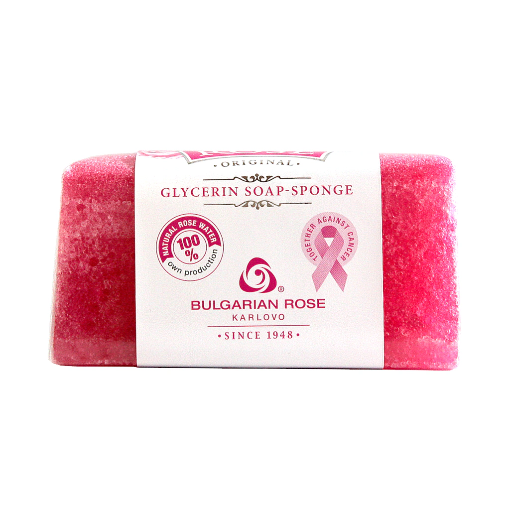 Glycerínové mydlo-špongia Rose Original – DiaRosa kozmetika