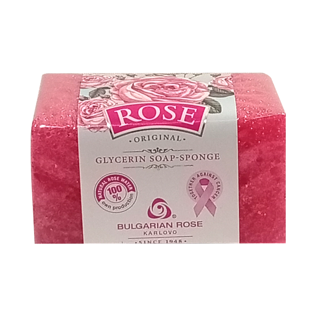 Glycerínové mydlo-špongia Rose Original – DiaRosa kozmetika