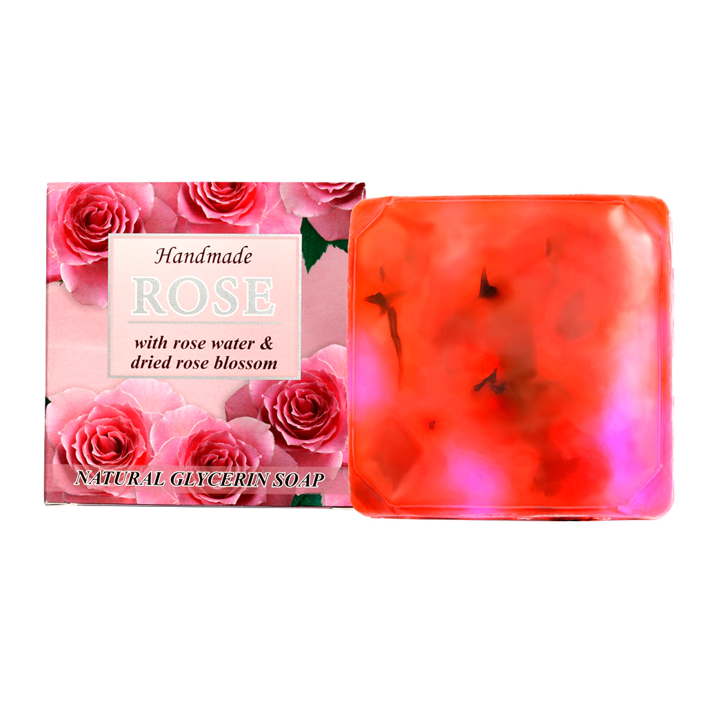 Prírodné glycerínové mydlo Ruža 60 g – DiaRosa kozmetika