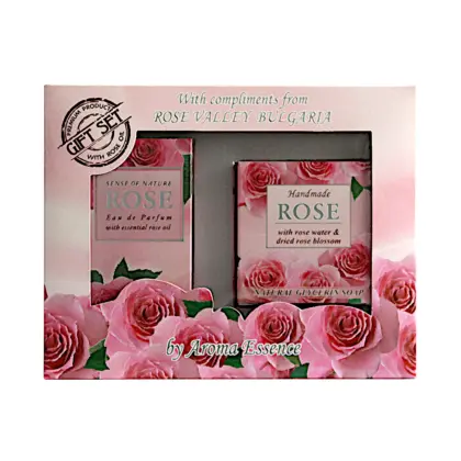 Darčekový set Ruža v krabičke – parfumová voda a mydlo, DiaRosa kozmetika