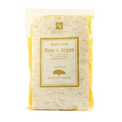 Soľ do kúpeľa Ruža a Argan 250 g – DiaRosa kozmetika
